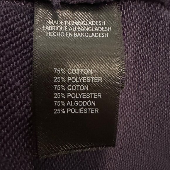 KENNETH COLE WOMENS LARGE ACTIVE NAVY BLUE HOODIE - Picture 7 of 8